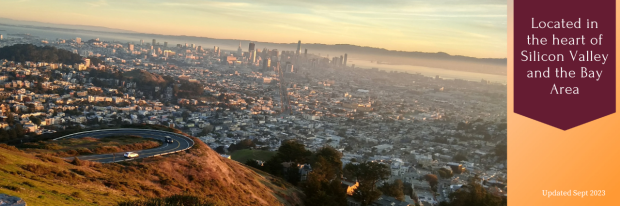 Banner image of San Francisco skyline and sunset