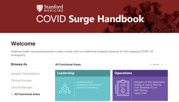 covid surge handbook